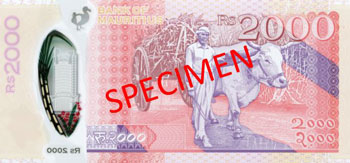 50  RUPEES  2009 P 50 e  Prefix BE  Uncirculated Banknotes MAURITIUS 